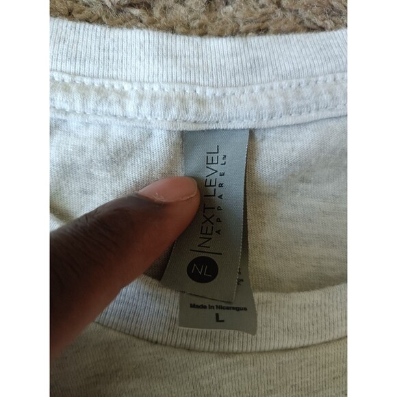 Religious T-Shirt Men's Large Lion Gray Short Sleeve - Picture 6 of 8